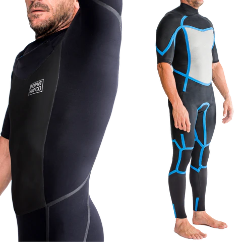 2x2 Tuxe Short Sleeve Chest Zip Steamer by Independent Surf Co.
