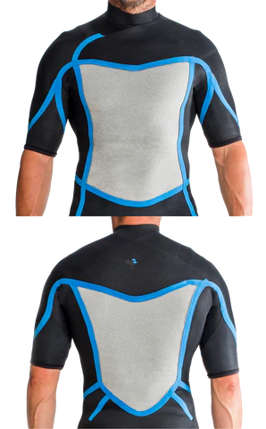 2x2 Tuxe Short Sleeve Chest Zip Steamer by Independent Surf Co.