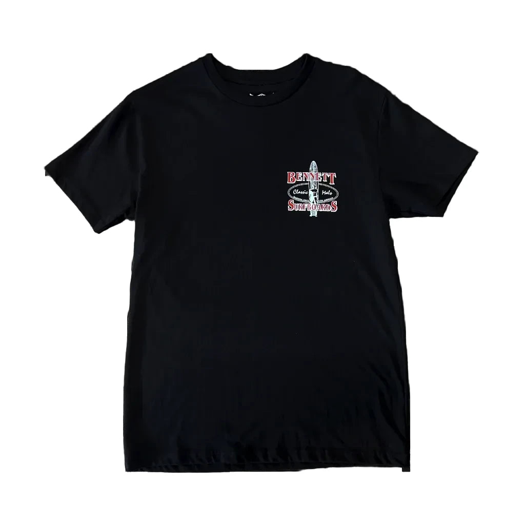 Classic Mal Tee by Bennett Surfboards