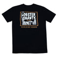 Classic Logo Black Tee by Lobster Shanty