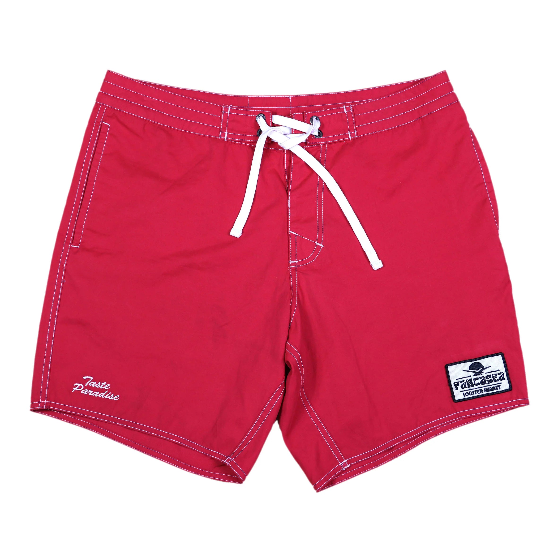 Fantasea Red Surf Trunk by Lobster Shanty