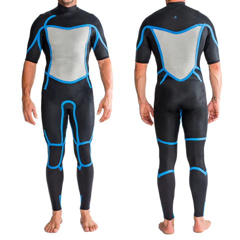 2x2 Tuxe Short Sleeve Chest Zip Steamer by Independent Surf Co.