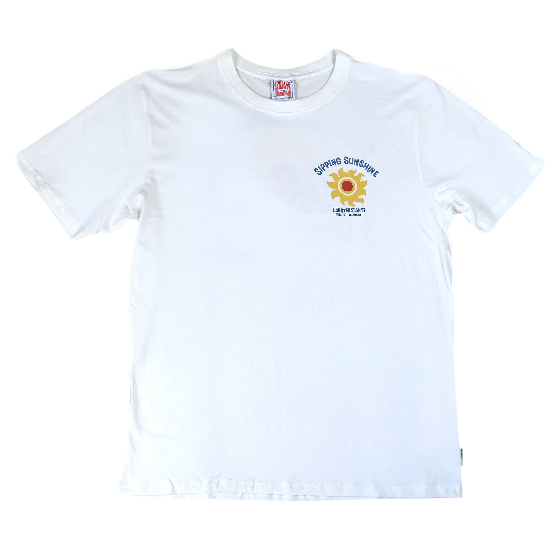 Sipping Sunshine  Natural Tee by Lobster Shanty
