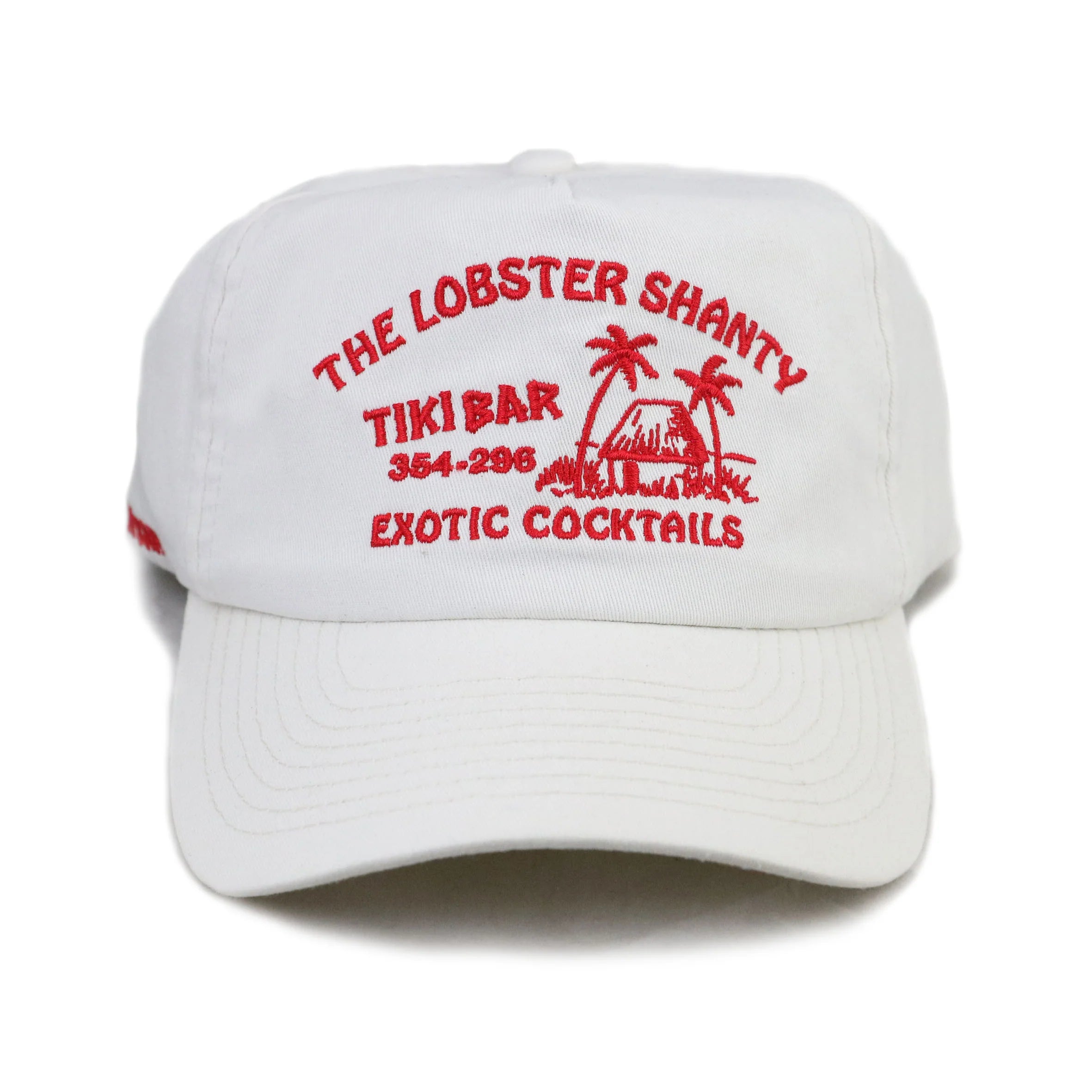 Tiki Bar White Cap by Lobster Shanty