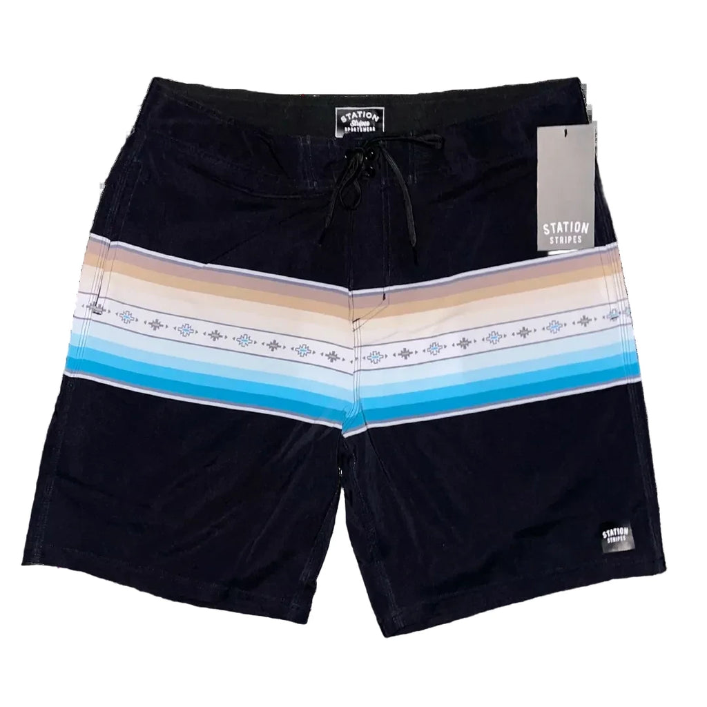 Split Hybrid BoardWalkshort BY Station Stripes